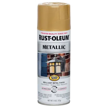 Rust-Oleum Stops Rust Spray Paint (Metallic - Gold Rush) 11 oz