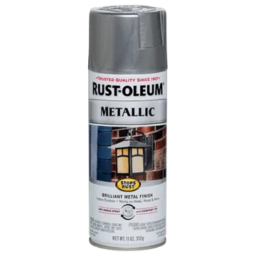 Rust-Oleum Stops Rust Spray Paint (Metallic - Silver) 11 oz