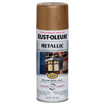 Rust-Oleum Stops Rust Spray Paint (Metallic - Antique Brass) 11 oz