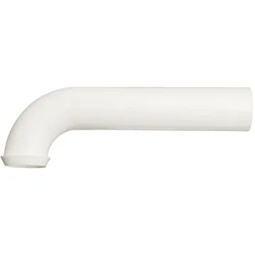 Do it Best 1-1/4 In. x 7 In. White Plastic Wall Tube