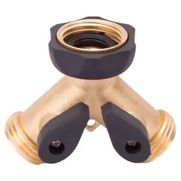 Landscapers Select GB9105A3L Y-Connector, Female and Male, Brass, Brass, For: Garden Hose and Faucet