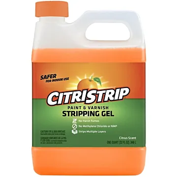 Citristrip Paint and Varnish Stripping Liquid Gel (Orange) 1 qt
