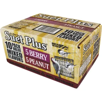 Suet Plus Berry & Peanut Blend Suet Cake (10pk) 11 oz