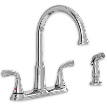 American Standard Tinley 2-Handle High-Arc Kitchen Faucet with Separate Side Spray 7408400.002