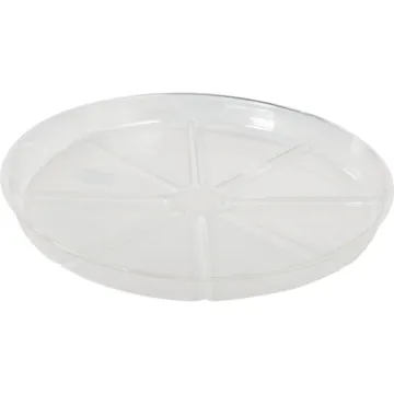 Best Garden Vinyl Flower Pot Saucer (Clear) 14 in.