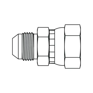 JIC to Metric Swivel