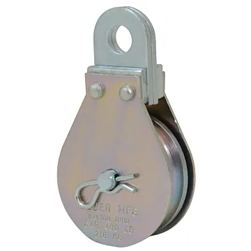 PULLEY STEEL 2" FIXED EYE{DB20G}