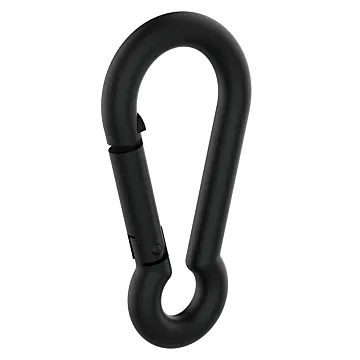 National Hardware N820-108 Interlocking Spring Snap, 3/8 x 3-1/8 in, 315 lb Working Load, Steel, Storm Shine