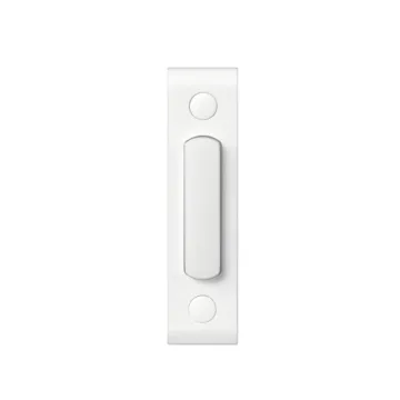 HeathZenith BUTTON PUSH WRD SUR MT WHT MTL