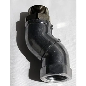 Harco 1 in x 1 in Brass with Chrome Sand Cast Aluminum Dual Plane Swivel Fuel Hose