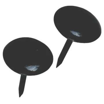 HILLMAN Hillman Fastener Corp Large Round Black Leatheroid Furniture Nail (25 Ct.)