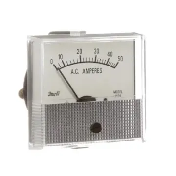 Shurite 0-80A Analog Polystyrene Electromechanical AC Ammeter