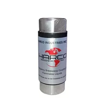 Harco Industries Inc 1 in Sand Cast Aluminum Breakaway Reusable Fuel Hose