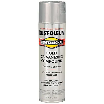Rust-Oleum Professional Galvanizing Compound Spray Paint (Gray) 15 oz