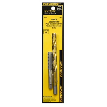 Eazypower 83262 Tap and Drill Set, 7/16-20 Thread, Titanium