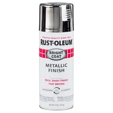Rust-Oleum Stops Rust Bright Coat Spray Paint (Metallic - Chrome) 11 oz