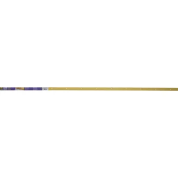 M-D Building Products 1-1/4 In. x 72 In. Satin Brass Aluminum Seam Binder with Screw Nails