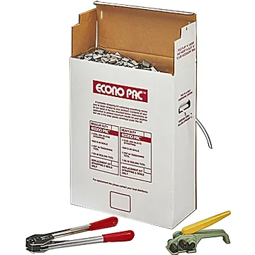 Nifty Wrapper SEP48HD Jumbo Strapping Kit, Heavy-Duty, Plastic, White
