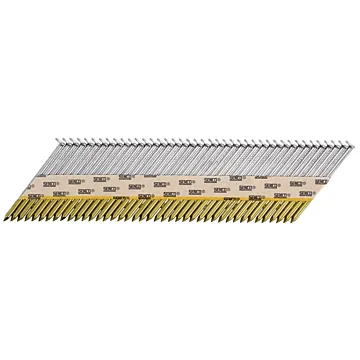Senco G624APBXN Collated Nail, 2-3/8 in L, Bright Basic, Full Round Head, Ring Shank