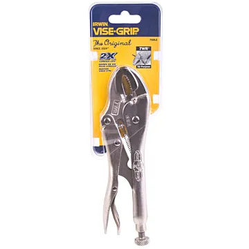 Irwin IRWIN Vise-Grip Original Locking Pliers With Wire Cutter, Curved Jaw, 7-Inch
