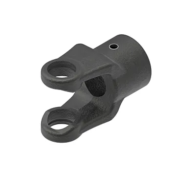 Weasler 14 Series 1-1/4" Round Bore Yoke, With Set Screw and Keyway