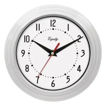 La Crosse Technology 8" Analog Wall Clock - White