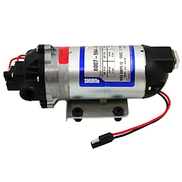 Shurflo 12V 2.1 GPM 100psi Electric Demand Diaphragm Pump with On-Off Switch, 3/8" Female NPT Ports