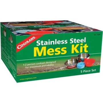 Coghlan's SS Mess Kit w/ Cover (5pc)