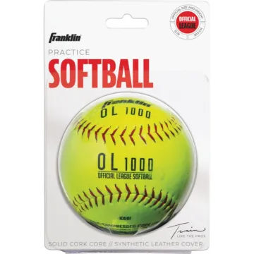 Franklin Synthetic Softball (Yellow)