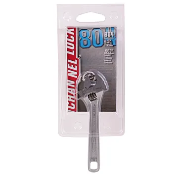 Channellock 4" Adj Wrench, Chrome