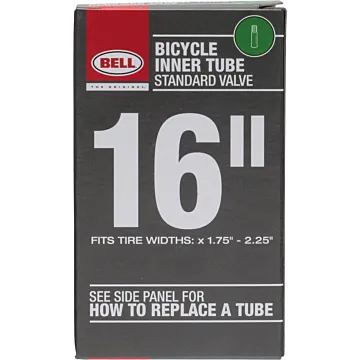 Bell Sports Standard Premium Quality Rubber Bicycle Tube - 16 in.