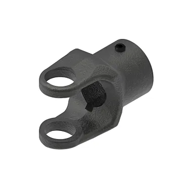 Weasler 12 Series 1-1/4" Round Bore Yoke, With Set Screw and Keyway