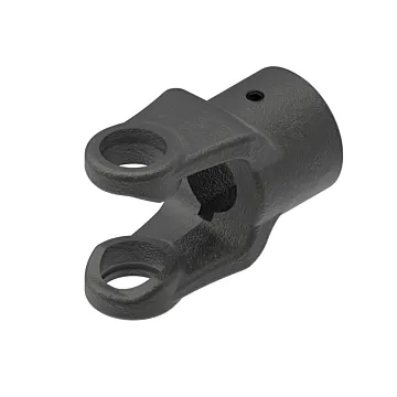 Weasler 14 Series 1-1/4" Round Bore Yoke, With Set Screw and Keyway