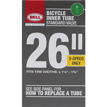 Bell Sports Standard Premium Quality Rubber Bicycle Tube - 26 in.