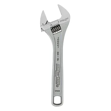 Channellock 6" Adj Wrench, Wide, Chrome