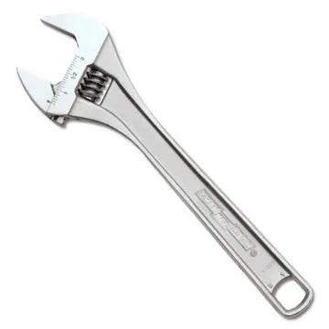 Channellock 8" Adj Wrench, Wide, Chrome
