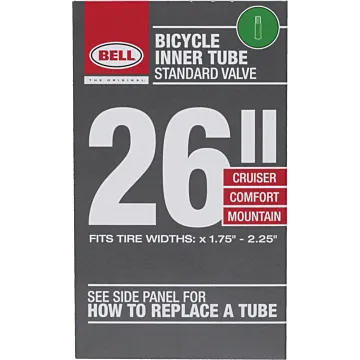 Bell Sports Standard Premium Quality Rubber Bicycle Tube - 26 in.