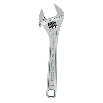 Channellock 10" Adj Wrench, Wide, Chrome