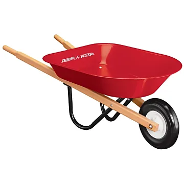 Radio Flyer Kids Wheelbarrow with Steel Tray