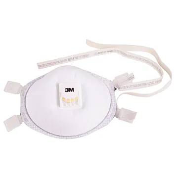 3M Particulate Respirator 8214, N95, with Faceseal and Nuisance Level Organic Vapor Relief 10pk