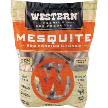 Western Mesquite Wood Smoking Chunks - 6 lb