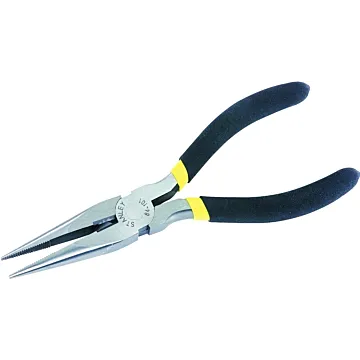 Stanley STANLEY 84-101 Nose Plier, 6 in OAL, Black/Yellow Handle, Cushion-Grip Handle, 25/32 in W Jaw, 2-3/16 in L Jaw