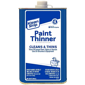 Klean-Strip Klean Strip QKPT94003 Paint Thinner, Water White, 1 qt, Can, Liquid
