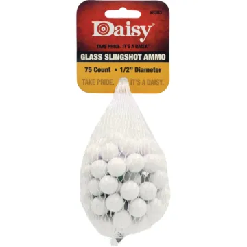 Daisy Glass 1/2 in. Slingshot Ammunition (75 ct)