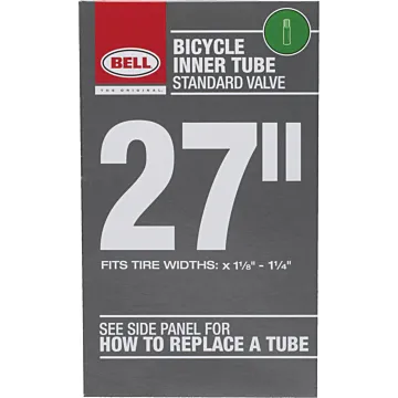 Bell Sports Standard Premium Quality Rubber Bicycle Tube - 27 in.