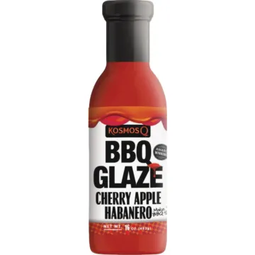 Kosmos Q Cherry Apple Habanero BBQ Glaze - 16 oz