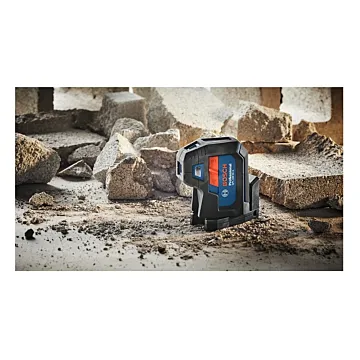 Bosch GPL100-50G Five-Point Alignment Laser Level, 125 ft, +/-1/8 in at 30 ft Accuracy, 2-Beam, Green Laser