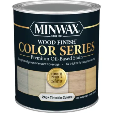 Minwax Wood Finish Color Series Oil-Based Stain (White Base) 1 qt.