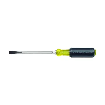 Klein Tools 5/16-Inch Keystone Screwdriver, 6-Inch Round Shank