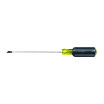 Klein Tools #2 Phillips Screwdriver, 7-Inch Round Shank